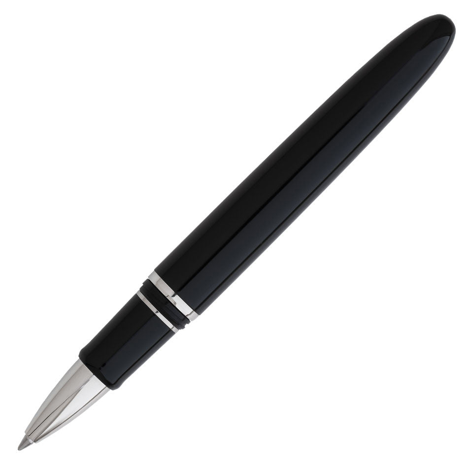Esterbrook Estie Rollerball Pen - Premium Ebony Wood with Chrome Trim - Perfect for Office, Journaling & Gift Giving
