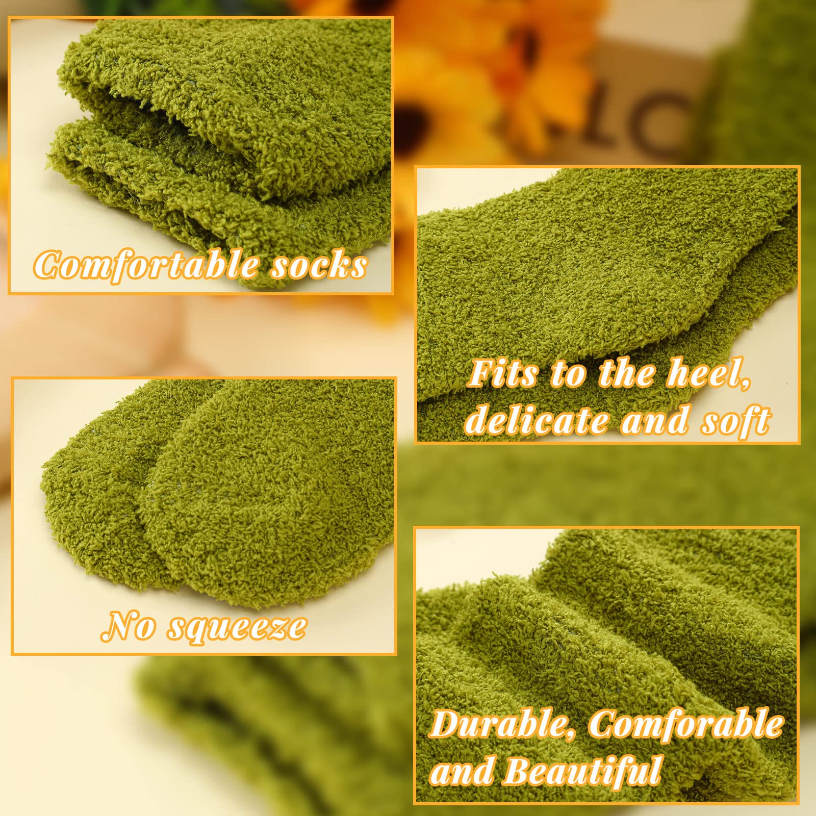 20 Pairs Women's Winter Warm Fuzzy Socks - Soft Cozy Sleeping Slipper Socks for Girls, Kids & Teens - Perfect for Cold Weather, Lounge & Home Comfort