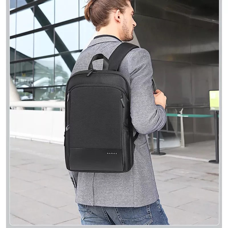 BANGE Anti-Theft Lightweight Laptop Backpack for Men & Women - Waterproof Travel Backpack with USB Charging Port, Perfect for Work, School, College & Business Trips