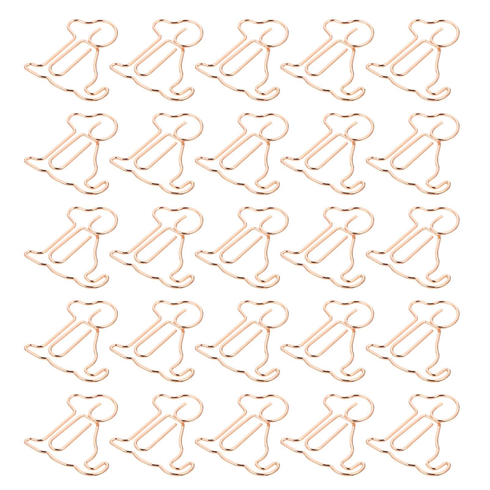 25pcs Animal Shaped Musical Note Paper Clips - Cute Dog Design Fun Office Supplies for Bookmarking, Memo Clips & Binder Organization - Perfect for School, Office & Gift Giving