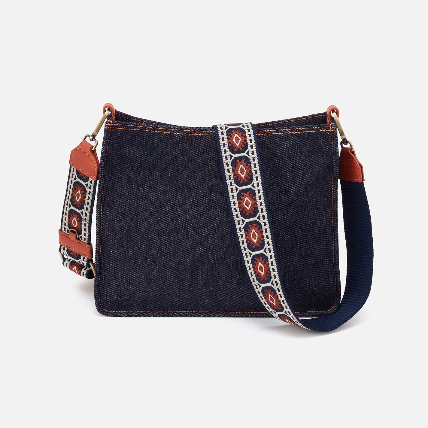 Stylish Cass Crossbody Bag in Dark Denim Fabric - Perfect for Everyday Use, Travel & Shopping