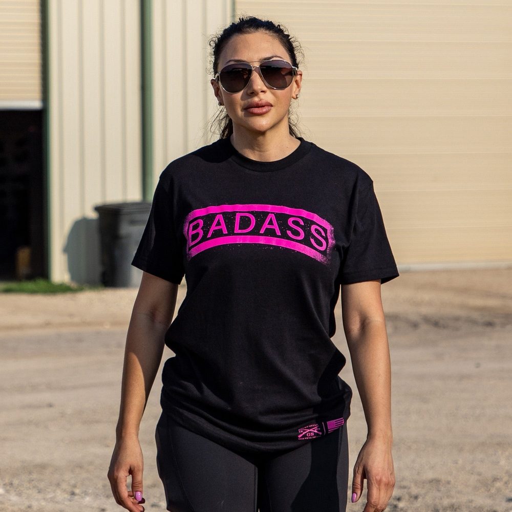 Badass Boyfriend Fit T-Shirt for Women - Black | Casual Streetwear & Everyday Comfort