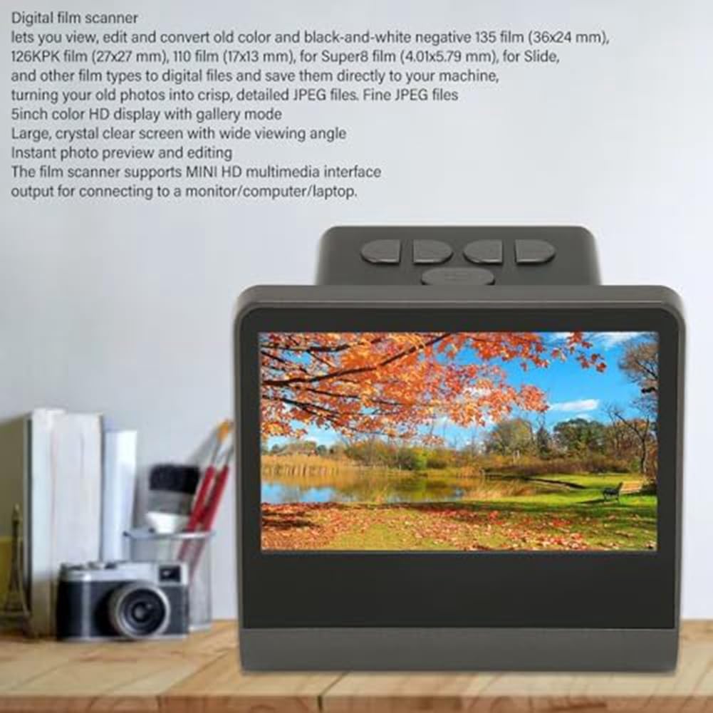 Nemeaii 48MP Digital Film Slide Scanner with 5
