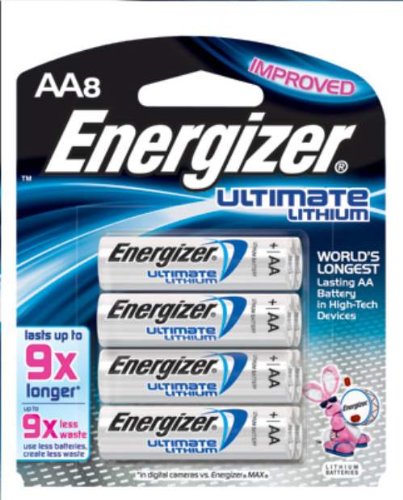 Energizer Ultimate AA Lithium Batteries - 12 Pack | Long-Lasting Power for Digital Cameras, Flashlights & Toys | Leak-Proof & Lightweight Design
