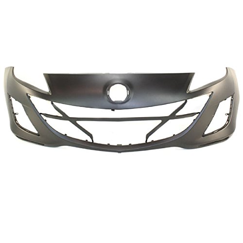 Primed Front Bumper Cover Assembly for 2010-2011 Mazda3 2.0L - MA1000223 BCW850031JBB | Perfect Fit Replacement for Accidents & Custom Upgrades