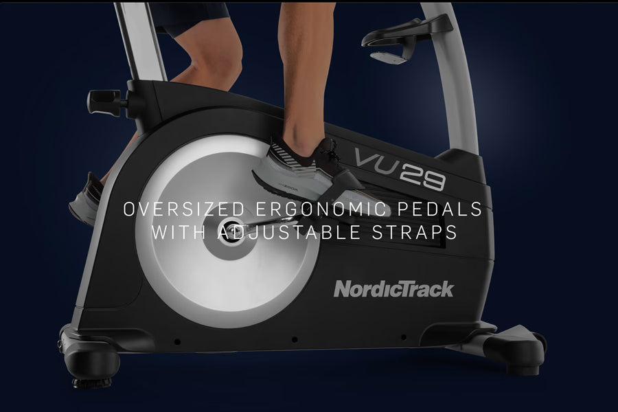 NordicTrack Commercial VU 29 Upright Exercise Bike - Indoor Cycling Bike for Home Gym with 29
