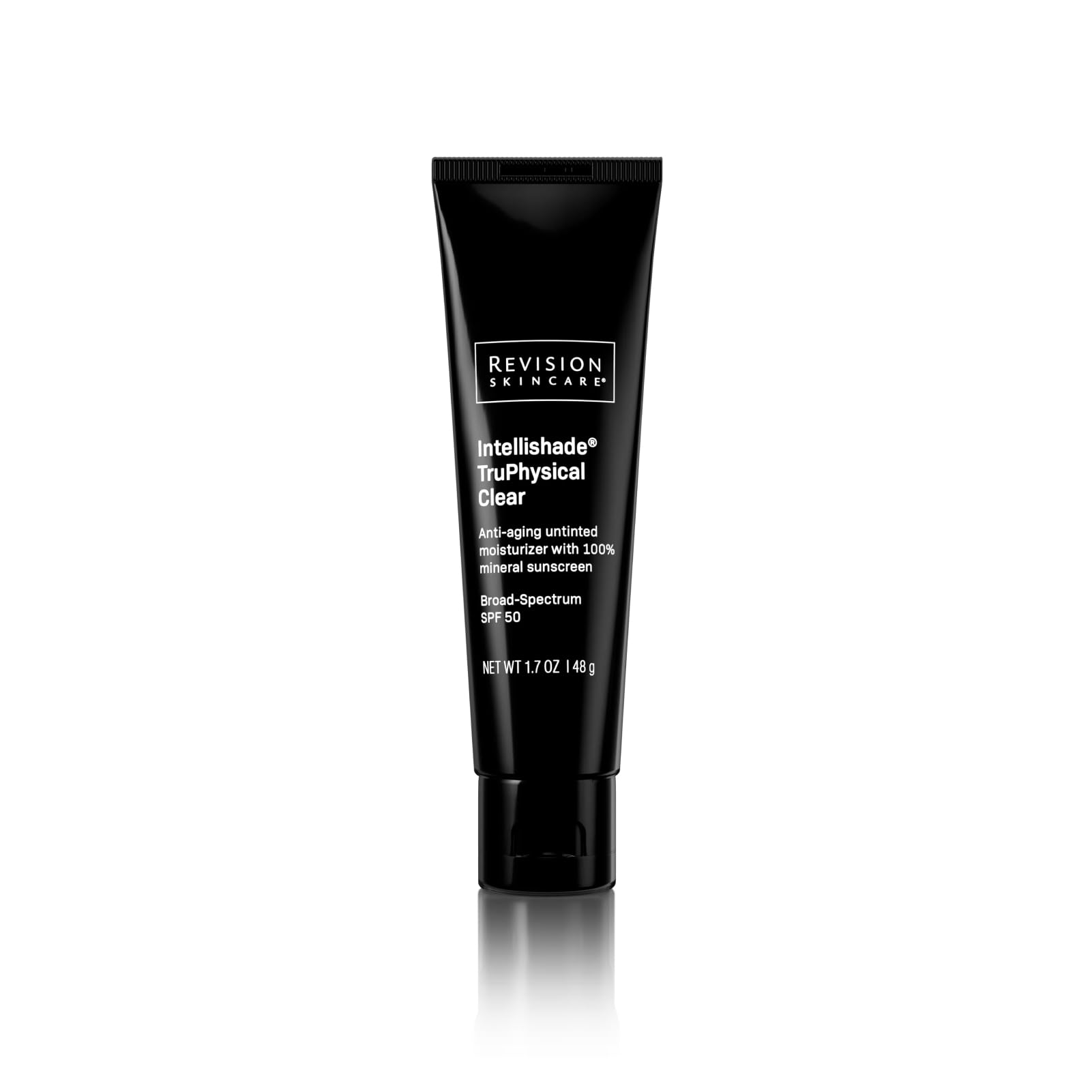 Revision Skincare Intellishade® TruPhysical Clear SPF 50 - Oil-Free Anti-Aging Daily Moisturizer with Peptides & Antioxidants, Untinted 1.7 oz | Perfect for Daily Sun Protection & Hydration