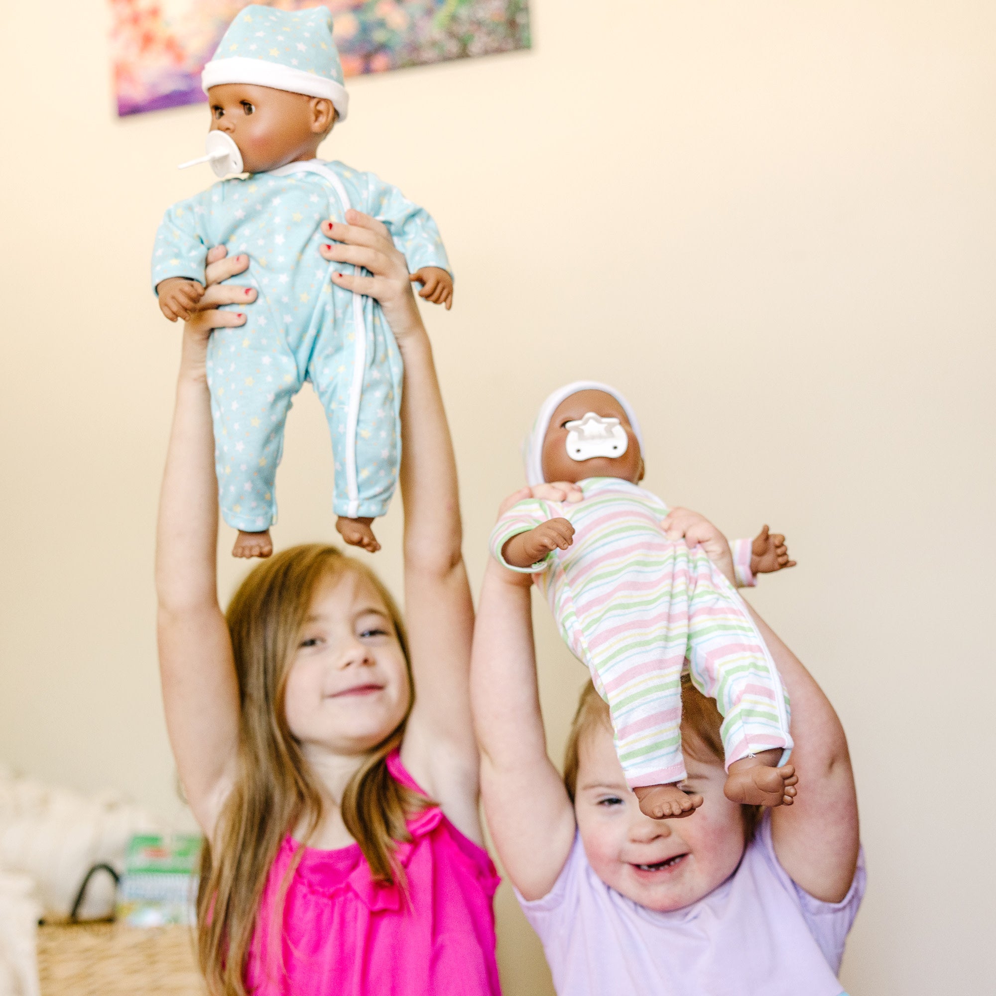 Mine to Love Tyler & Taylor Twin Dolls - Perfect for Kids' Pretend Play, Collectibles, and Gift Giving