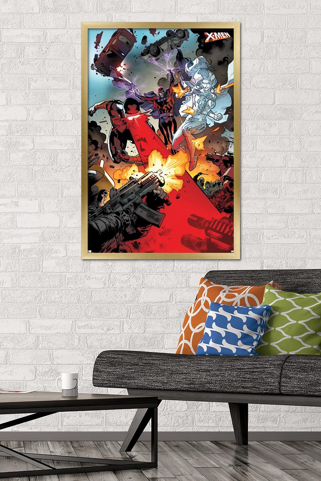 Marvel Comics X-Men Wall Poster - Cyclops, Magneto & Emma Frost Art Print (34