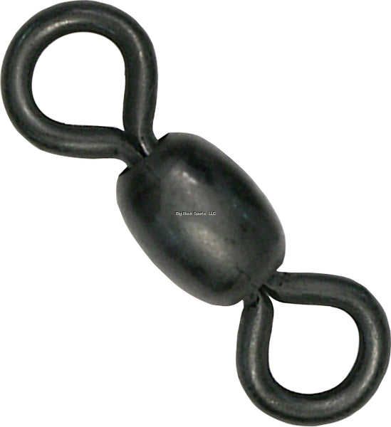 Billfisher Premium Stainless Steel Barrel Swivels - Black Oxide Coated, Size #3, 250LB Strength, 36-Pack - Ideal for Fishing, Tackle Rigging & Outdoor Sports