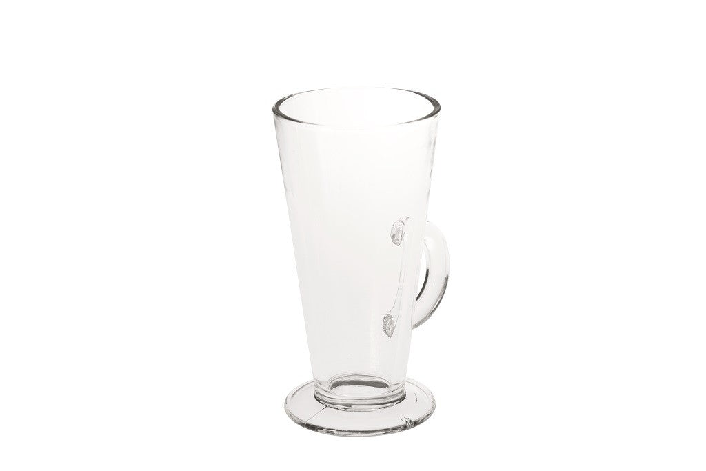 Avanti Premium Latte Glass Set of 2 - 240ml (8oz) Clear Coffee Cups for Cafe, Home & Office Use - Perfect for Espresso, Cappuccino and Hot Beverages
