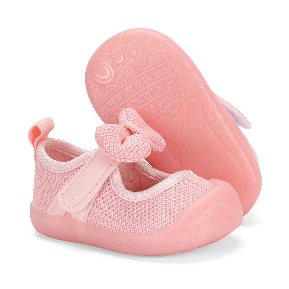 Breathable Baby Sneakers for Boys & Girls - Non-Slip First Walkers for Toddlers - Indoor/Outdoor Play