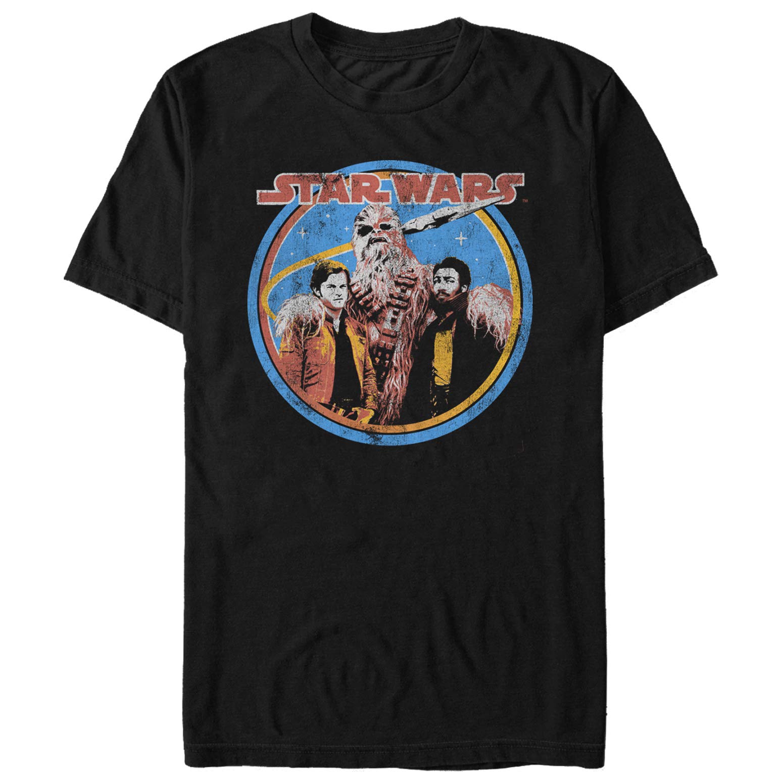 Star Wars Han Solo Retro Smuggler Graphic T-Shirt for Men | Vintage Movie Merchandise | Perfect for Cosplay, Fan Conventions & Casual Wear