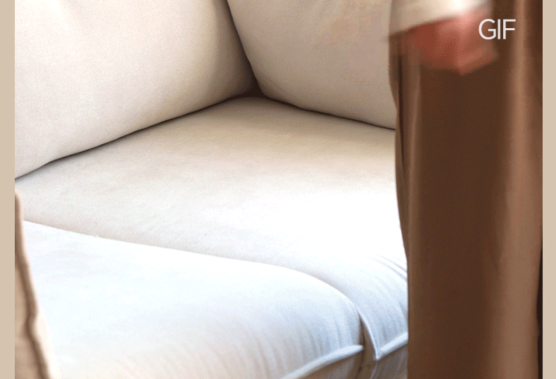 Luxury White Cream Fabric Sofa - Modern Living Room Furniture for Home Decor & Comfortable Seating