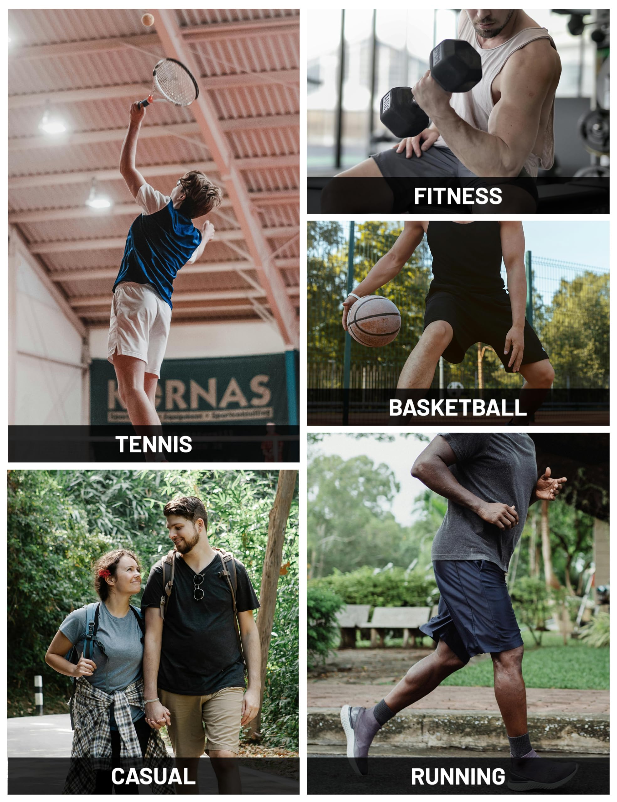 TACVASEN Men's 9-Inch Quick Dry Running Shorts - Lightweight Athletic Gym Shorts with 3 Zipper Pockets for Workout & Summer Activities | Perfect for Jogging, Training, and Outdoor Sports