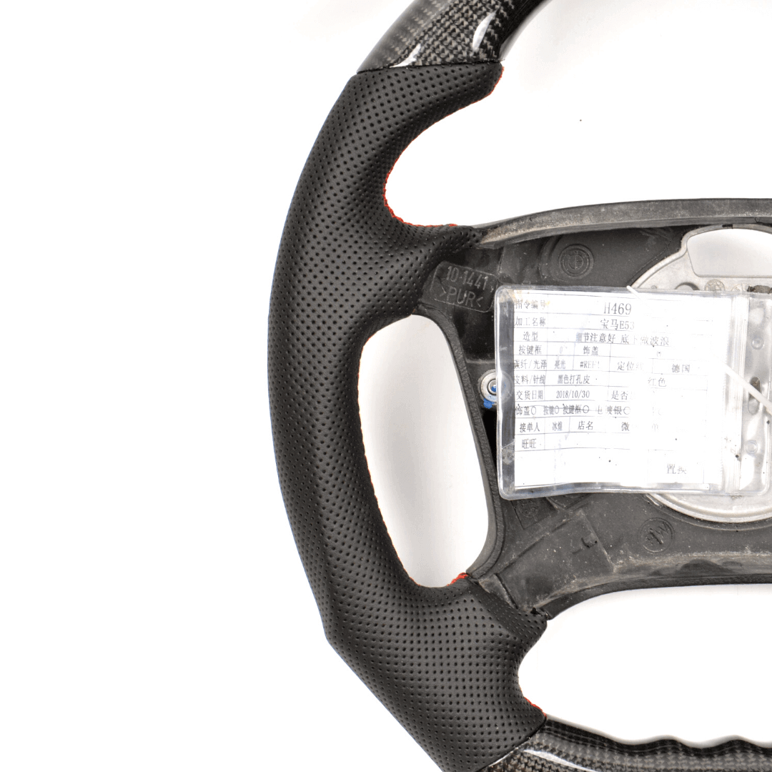 2001-2008 BMW 7 Series E65/E66 Custom Carbon Fiber Steering Wheel - High Performance & Luxury Upgrade for Driving Enthusiasts | Perfect for Track Days & Show Cars