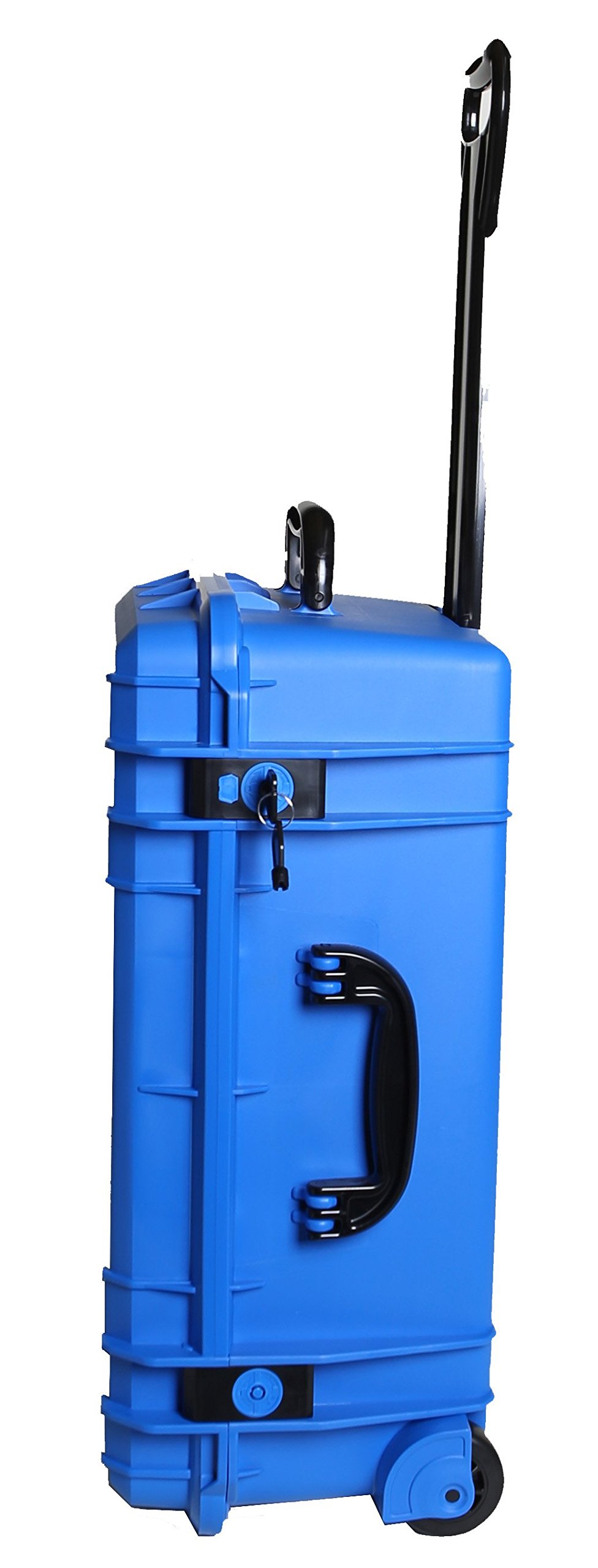 Seahorse SE920DOPL Wheeled Protective Case with Padded Dividers & Lid Organizer - Durable Plastic Locks, Blue - Perfect for Tools, Equipment & Travel Gear Storage