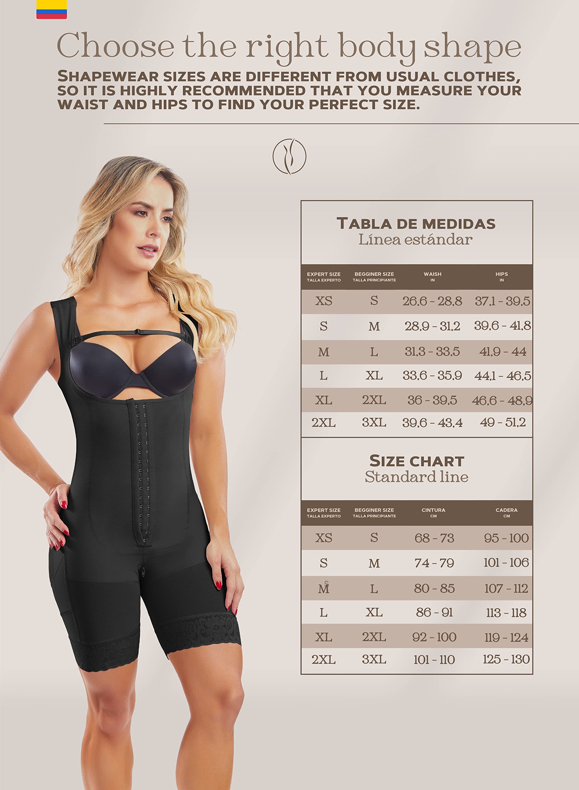 Postpartum Body Shaper for Women - Colombian Fajas Reductoras & Moldeadoras - Post Surgery Compression Garment - Slimming & Shaping for Everyday Wear, Special Occasions & Recovery