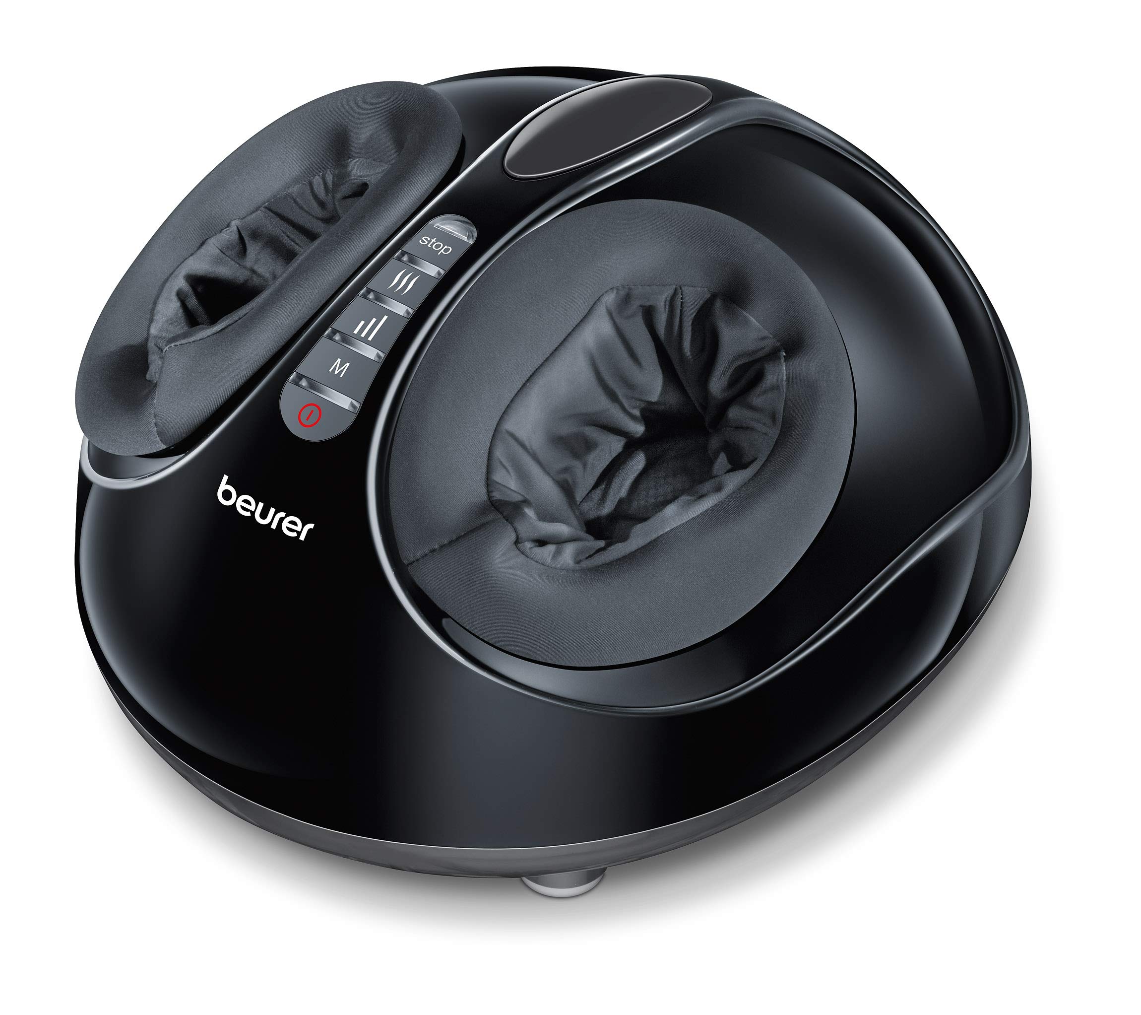 Beurer FM 90 Foot Massager with Air Compression, Heat Function & 3 Shiatsu Modes - Relieve Pain, Improve Circulation for Home Relaxation & Post-Workout Recovery