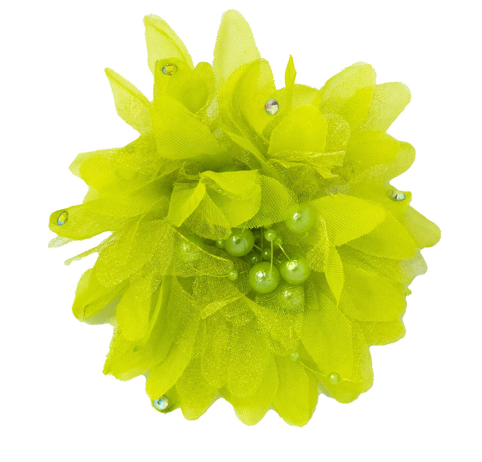 Elegant Floral Hair Clips for Women - 2-Pack Light Green Hairpins with Flower Design | Perfect for Weddings, Parties & Everyday Styling