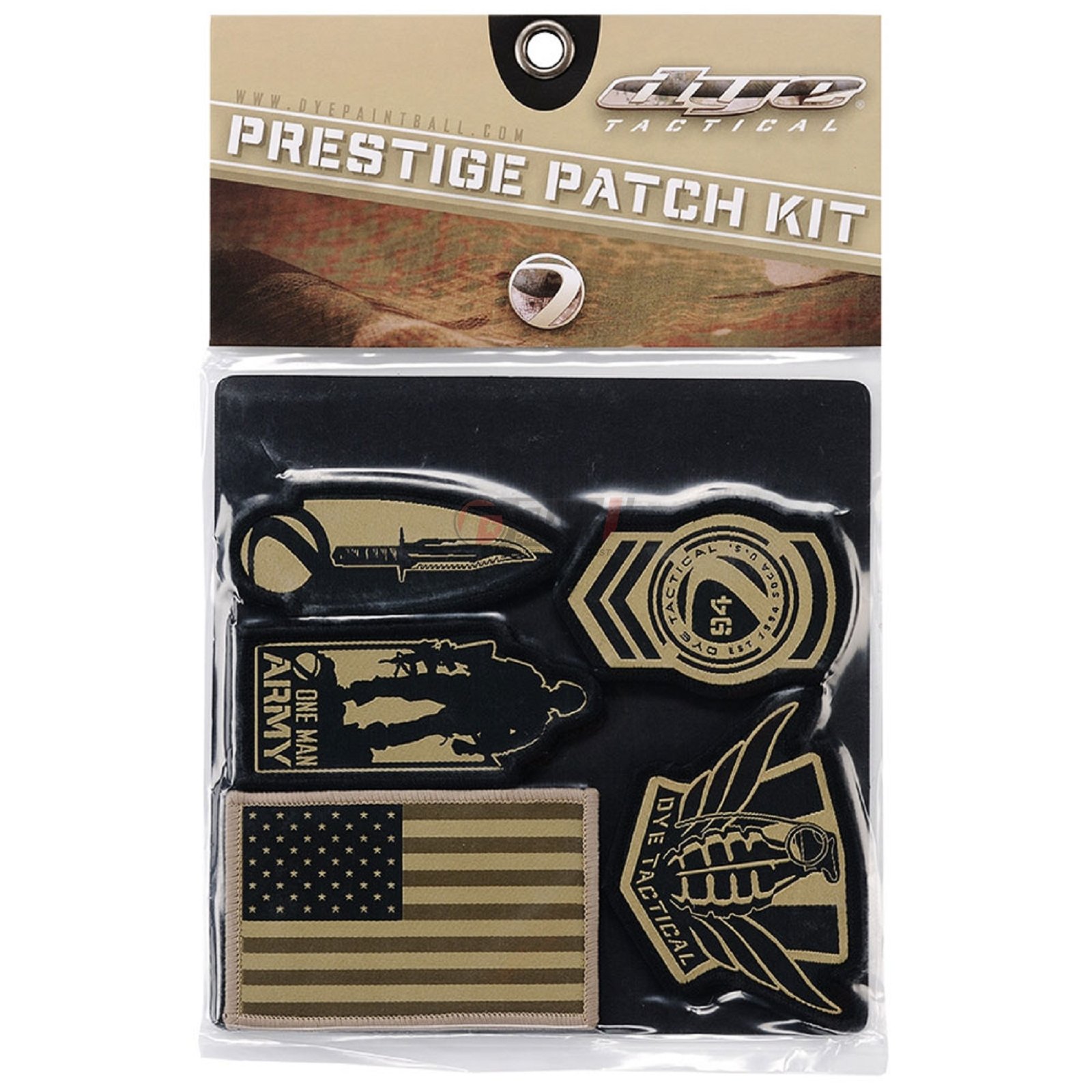 Dye Tactical Velcro Prestige Patch Kit - Military Badge Set for Uniforms, Hats & Tactical Gear | Custom Morale Patches for Army, Police & Outdoor Enthusiasts