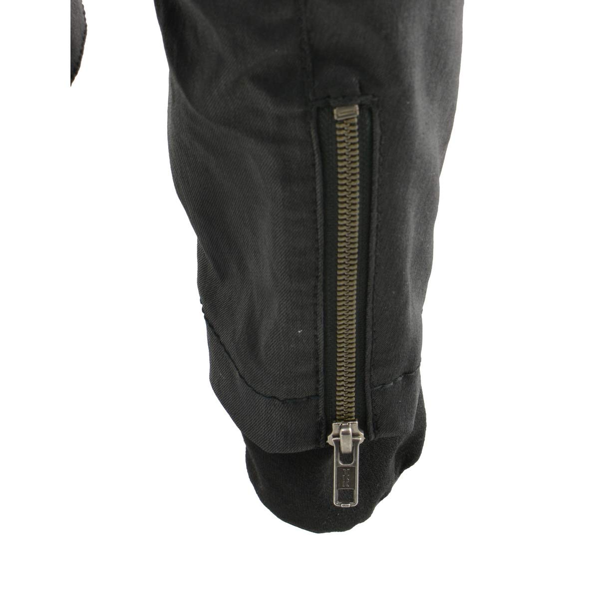 Milwaukee Leather MPL2745 Women's Black Zipper Front Jacket with Removable Hood & Full Sleeves - Stylish Outerwear for Motorcycle Riding, Outdoor Adventures & Casual Wear