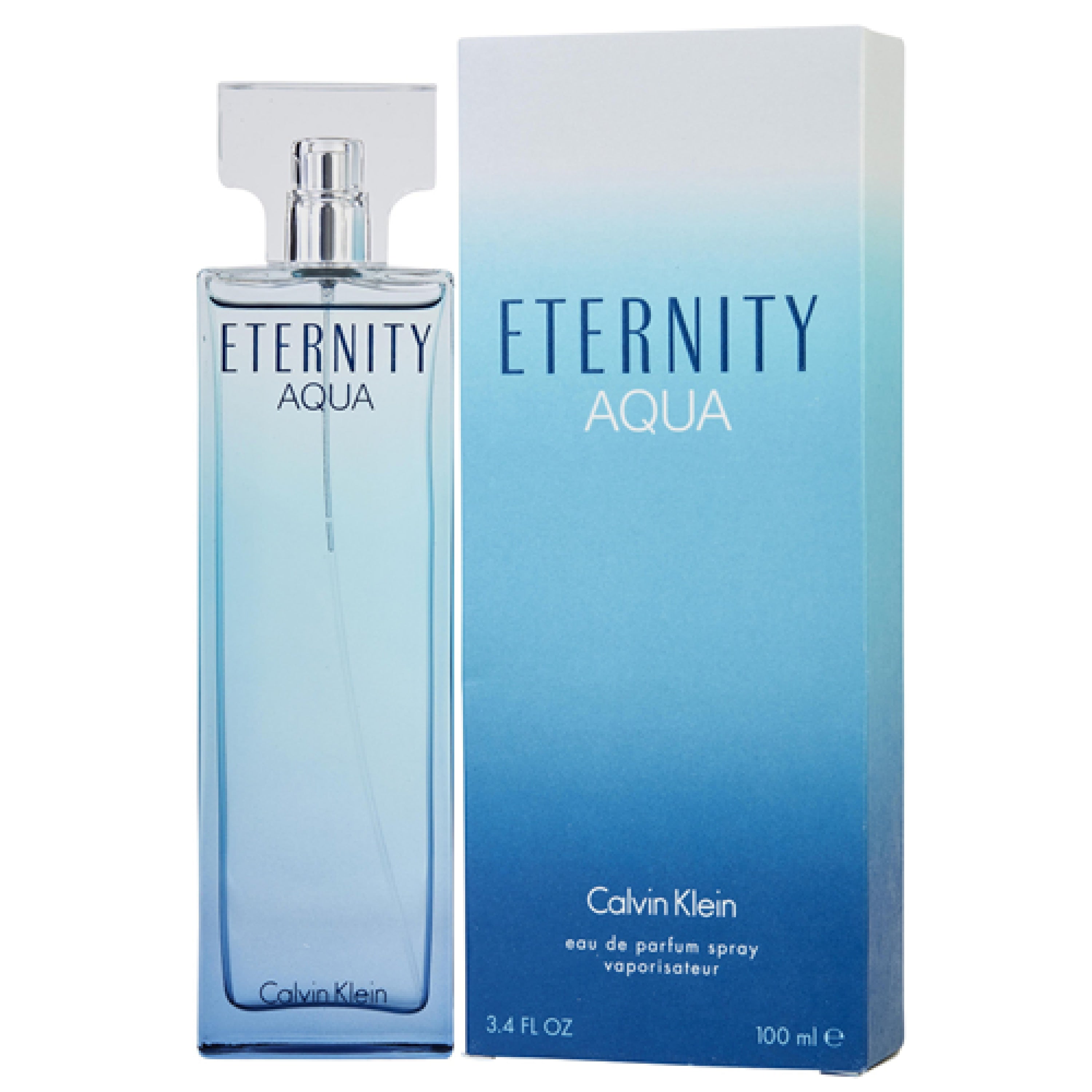 Calvin Klein CK Eternity Aqua 100ML Eau de Toilette Spray for Women - Fresh Floral Fragrance for Daytime Wear & Special Occasions