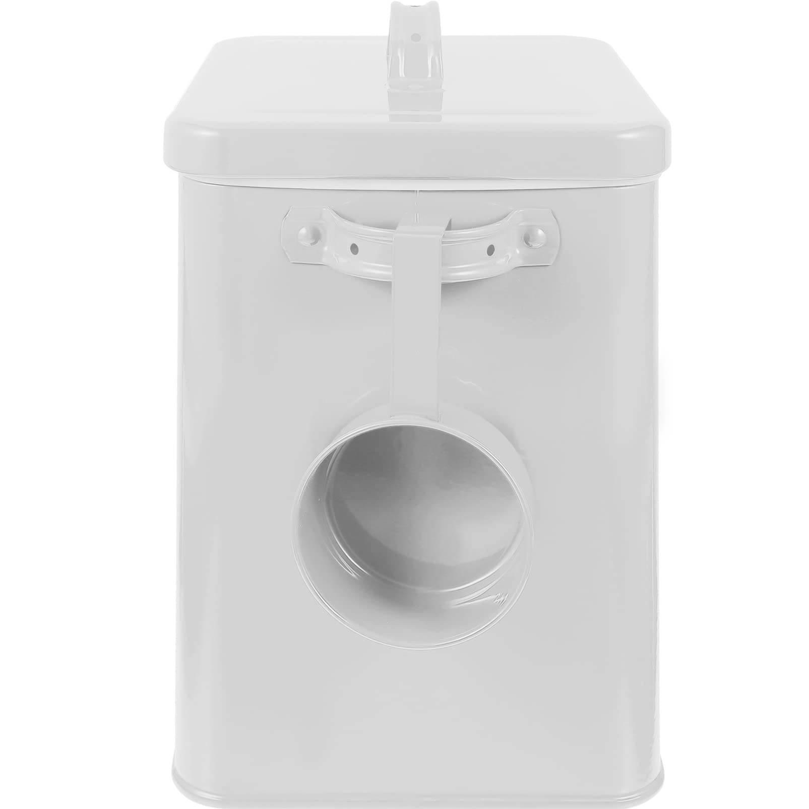 Airtight Food Storage Containers with Lids - 4 Pack White Kitchen Storage Bins for Rice, Flour, Sugar, Coffee & Dry Goods | Perfect for Pantry Organization & Bulk Food Storage