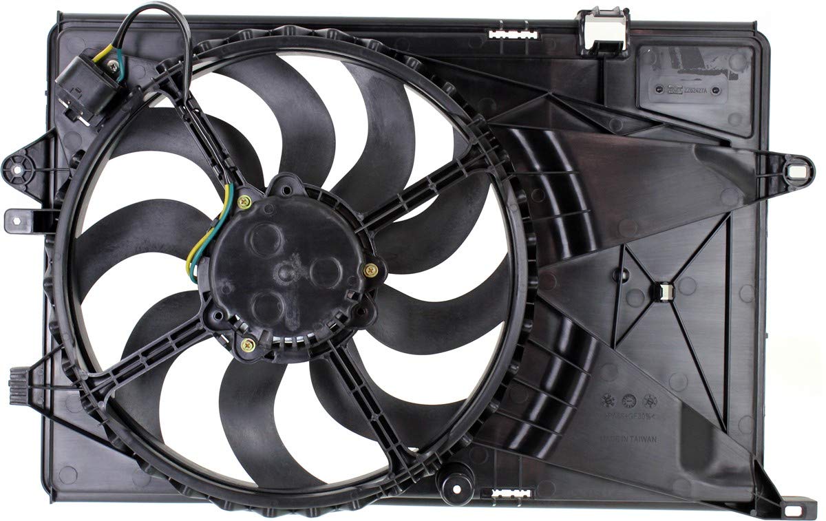 Evan Fischer Radiator Cooling Fan Assembly Compatible with 2012-2020 Chevy Sonic - Perfect for Engine Overheating Prevention & Summer Driving