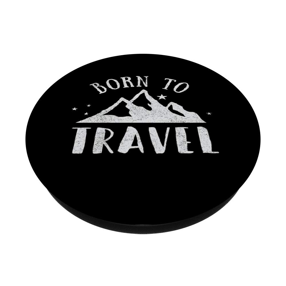 Born to Travel with Mountains and Stars - Premium Outdoor Adventure Gear for Hiking, Camping & Backpacking | Perfect for Nature Lovers and Explorers