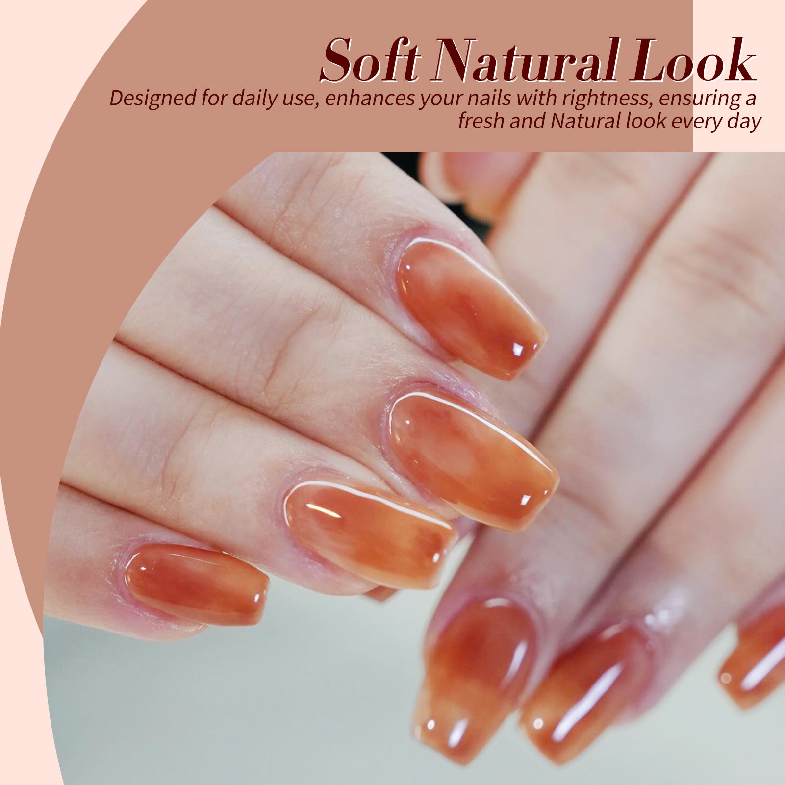 6 Colors Jelly Gel Nail Polish Set - Mogao Dawn 7ml Soak Off UV LED Gel for Manicure & Pedicure at Home Salon
