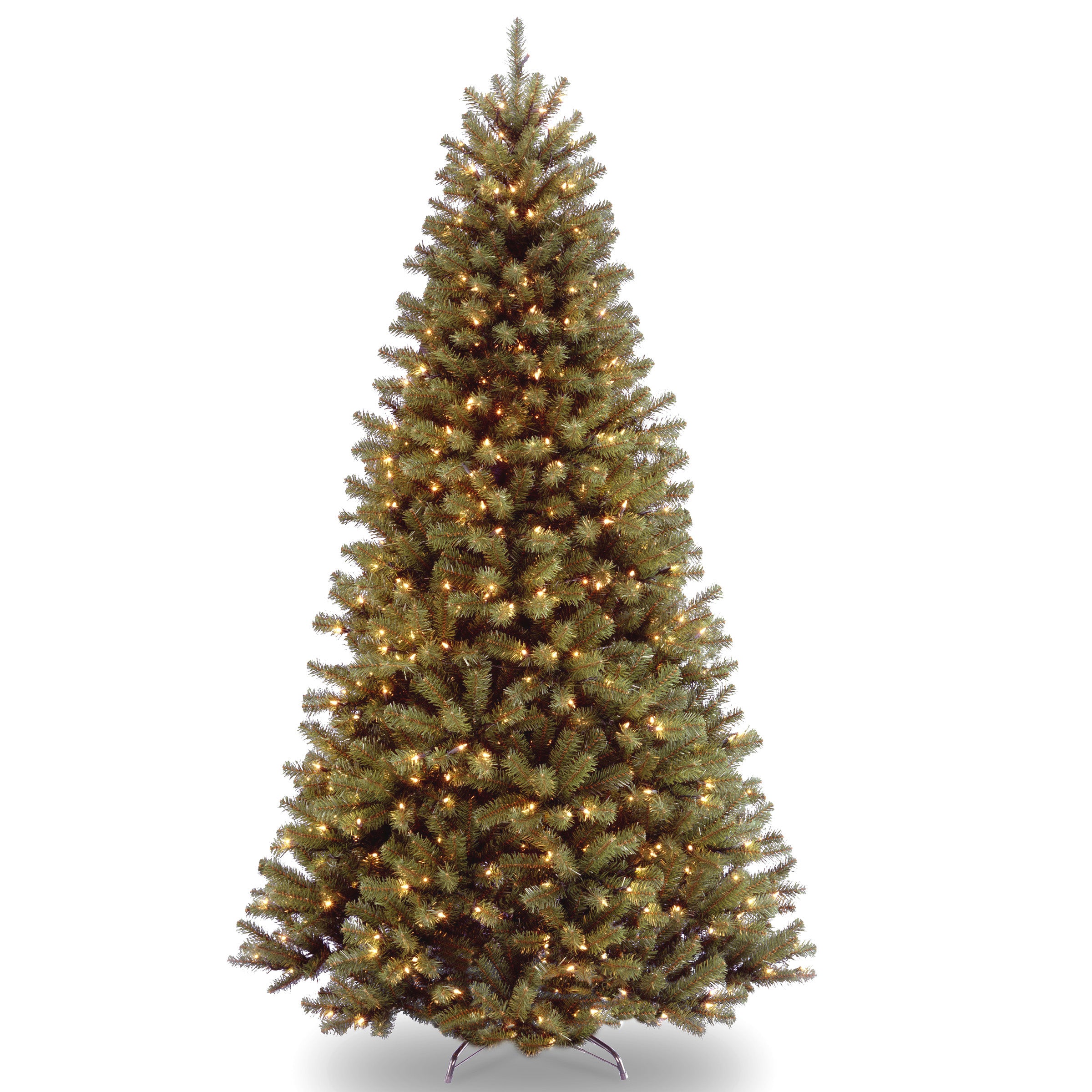 6 ft. Pre-Lit North Valley Spruce Artificial Christmas Tree with 300 Clear LED Lights - Perfect for Living Room, Office & Holiday Decorations