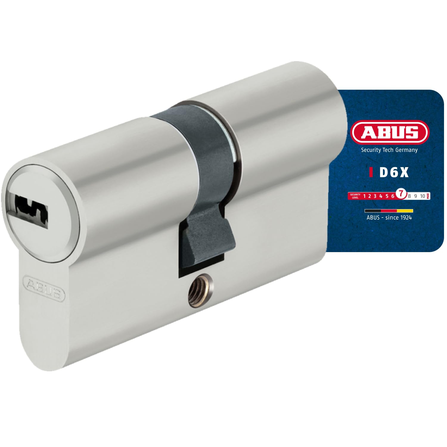 ABUS Profile Cylinder D6XNP 35/55 Double Cylinder Door Lock with 5 Keys & Code Card - High Security Front Door & Apartment Lock with Emergency & Danger Function - Ideal for Home, Office & Commercial Building Security