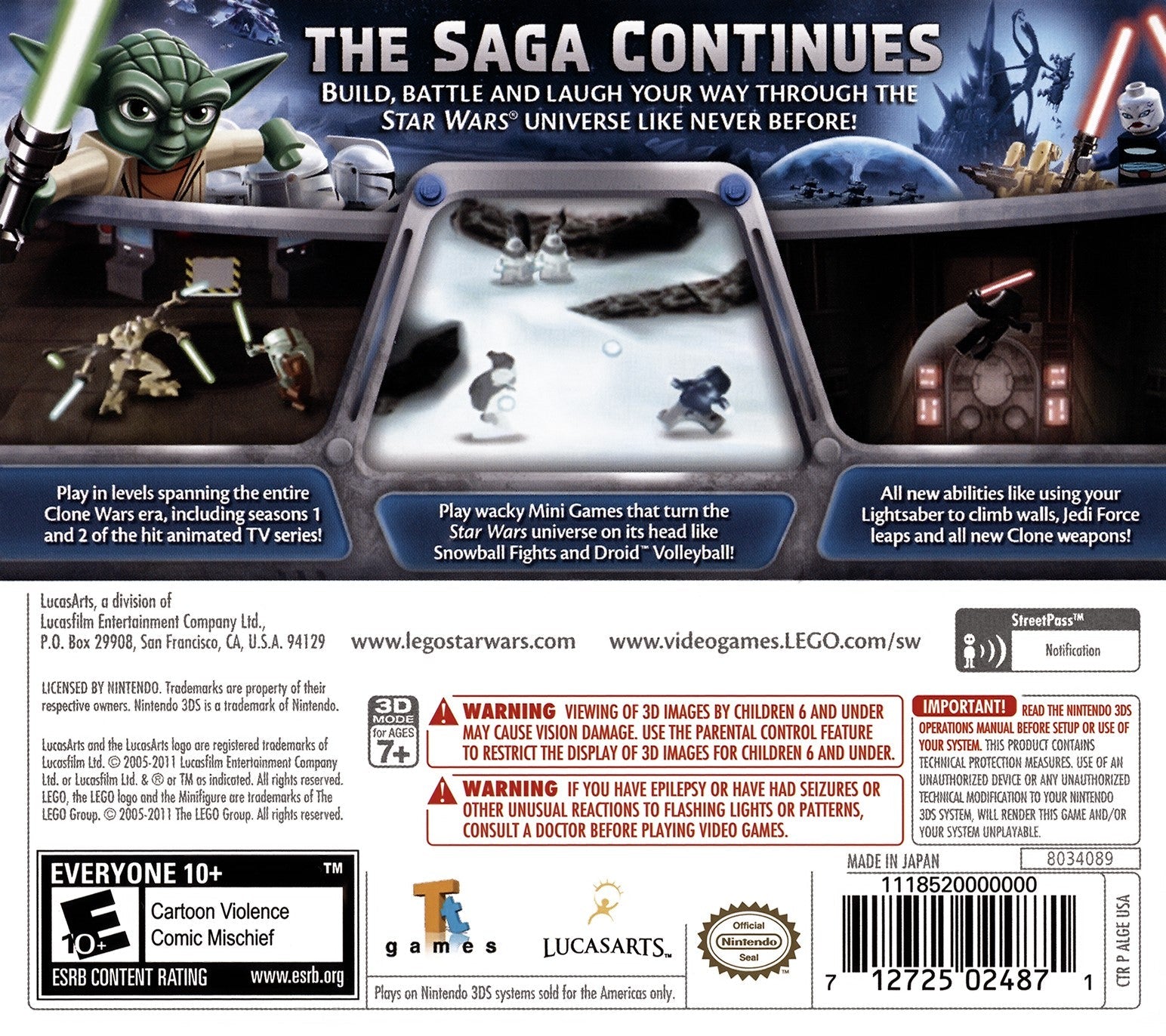 LEGO Star Wars III: The Clone Wars Video Game - Build & Battle Adventure | Perfect for Kids & Collectors | Great for Birthday Gifts & Family Game Nights
