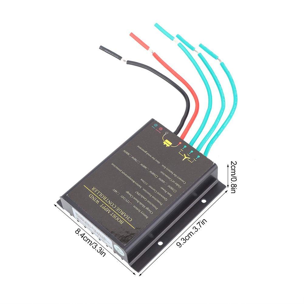 Waterproof MPPT Wind Turbine Charge Controller - Boost Power Regulator for Wind Generator Systems | Ideal for Off-Grid Solar & Wind Energy Applications