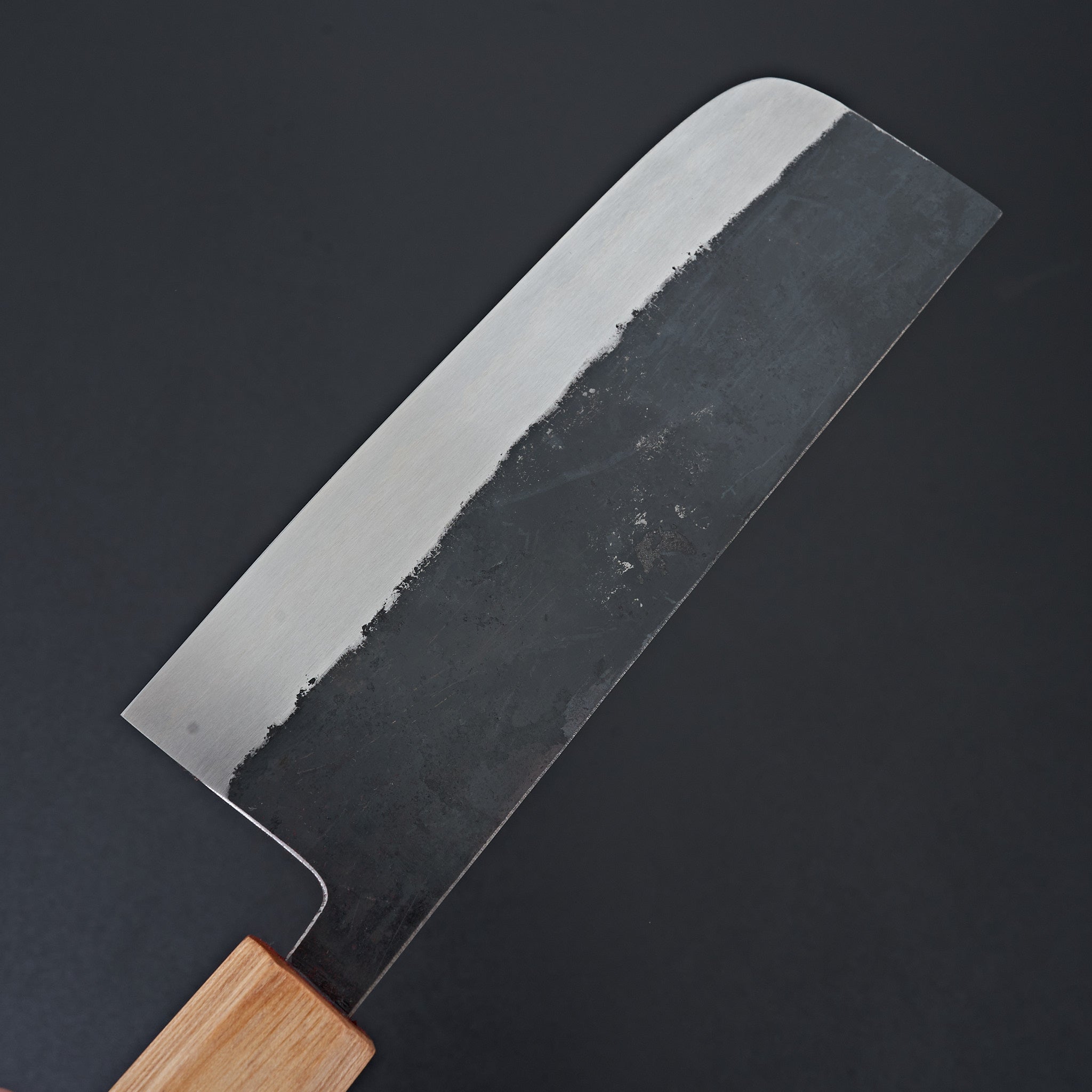 Premium Isamitsu Shirogami #1 Japanese Nakiri Knife 165mm - High Carbon Steel Kitchen Knife for Professional Chefs & Home Cooking, Perfect for Chopping Vegetables & Herbs