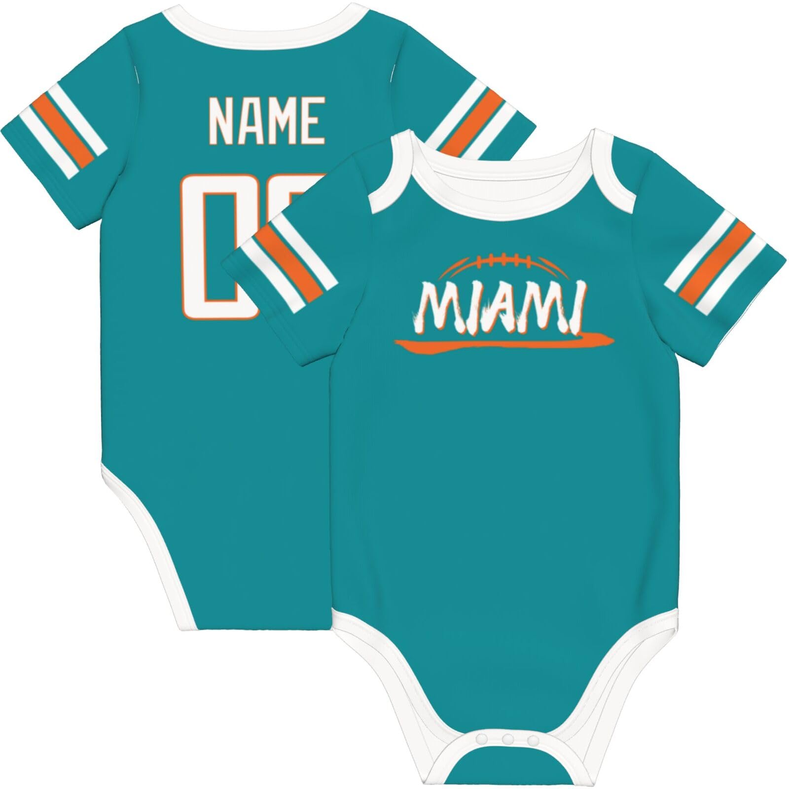 KREDE Personalized Baby Clothes for Boys & Girls - Miami-Inspired Infant Outfits | Perfect Baby Shower Gifts & Newborn Photo Outfits