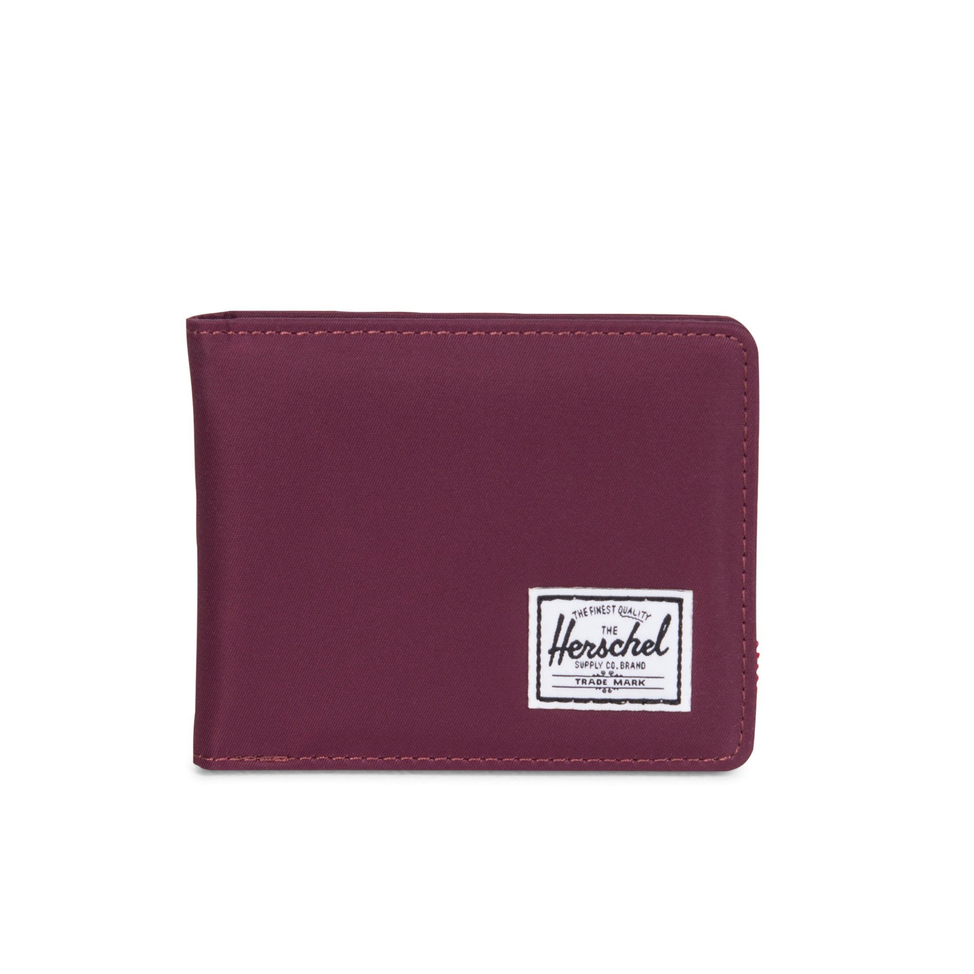 Herschel Roy Wallet for Men - Slim RFID Blocking Leather Bifold Wallet in Windsor Wine | Perfect for Everyday Use, Travel & Gifting