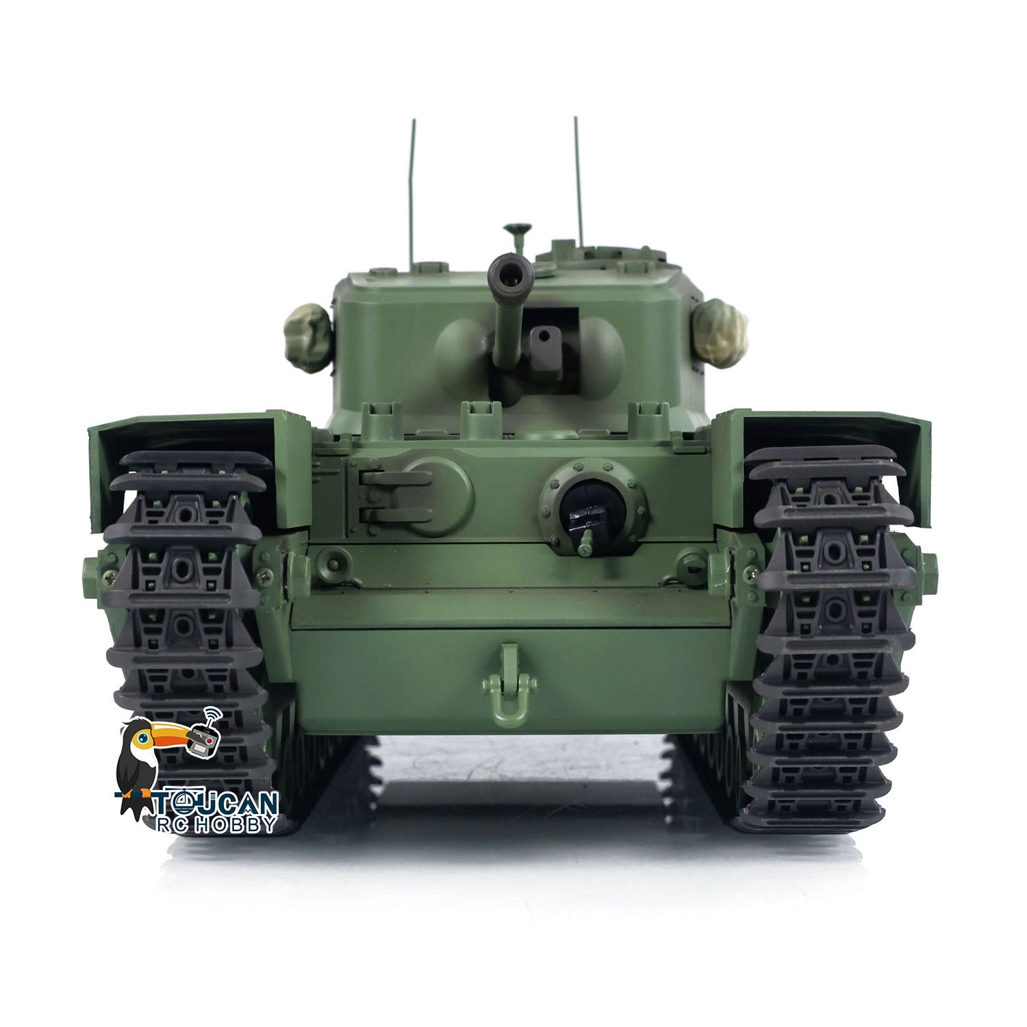 1/16 Tongde RC Battle Tank Churchill Mk.VII Electric Remote Control Military Vehicle - US Stock - Perfect for Wargaming, Collectors & Outdoor Play