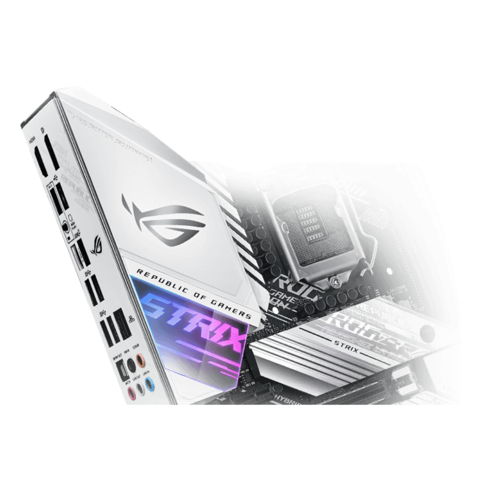 ASUS ROG STRIX Z490-A Gaming Motherboard - Intel Z490 ATX, LGA 1200 Socket, WiFi 6, PCIe 3.0, DDR4 4600MHz, Aura Sync RGB - Perfect for PC Gaming, Streaming & Content Creation