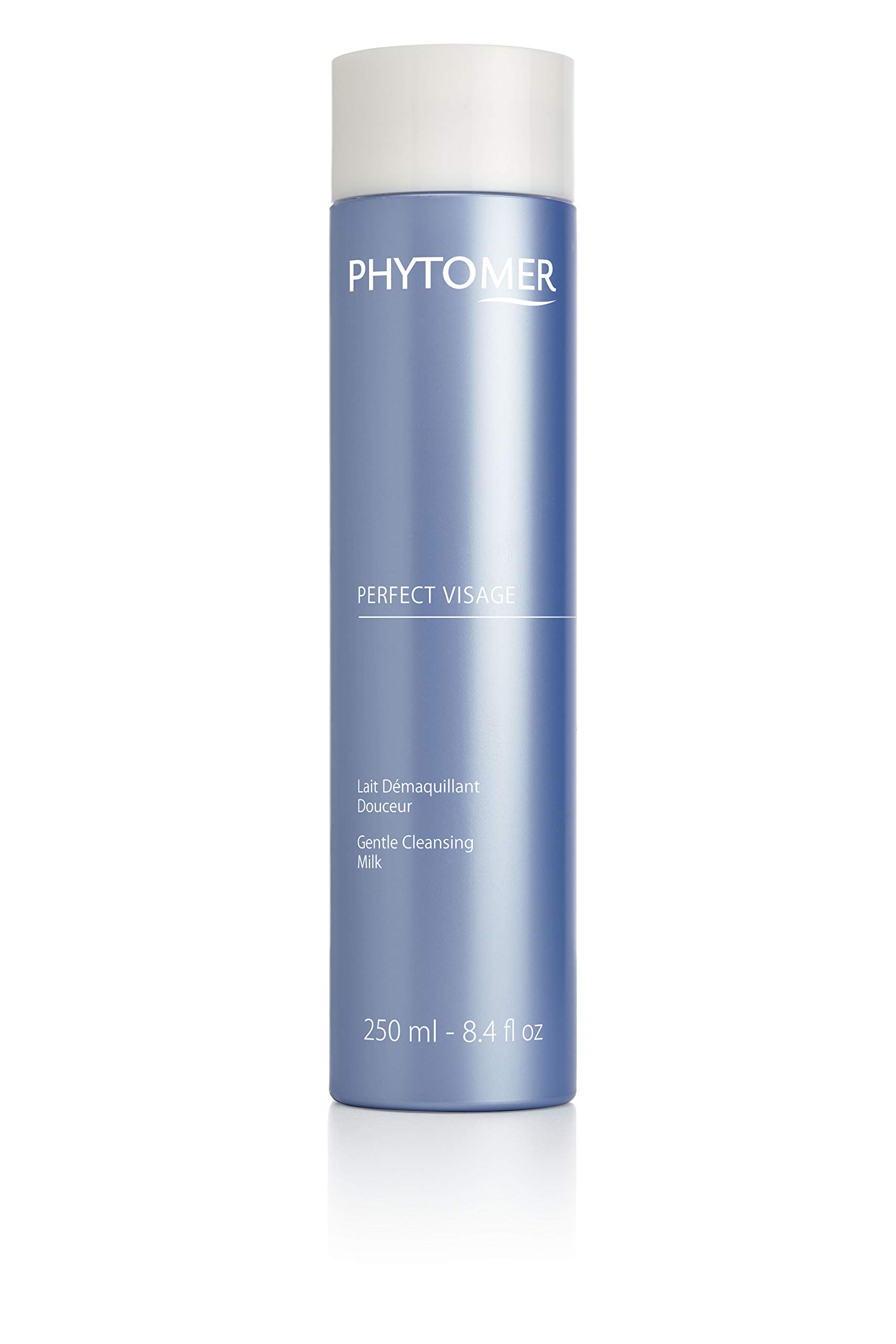 Phytomer Perfect Visage Gentle Cleansing Milk | Hydrating Daily Face Wash & Makeup Remover | Vegan, Cruelty-Free & Eco-Friendly Skincare | 250ml | For Sensitive & Dry Skin Morning & Night Routine