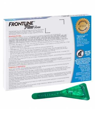Frontline Plus Flea & Tick Treatment for Medium Dogs 10.1-20kg (2 Sizes) - Fast-Acting Protection for Dogs 25-45 lbs | Home & Outdoor Use