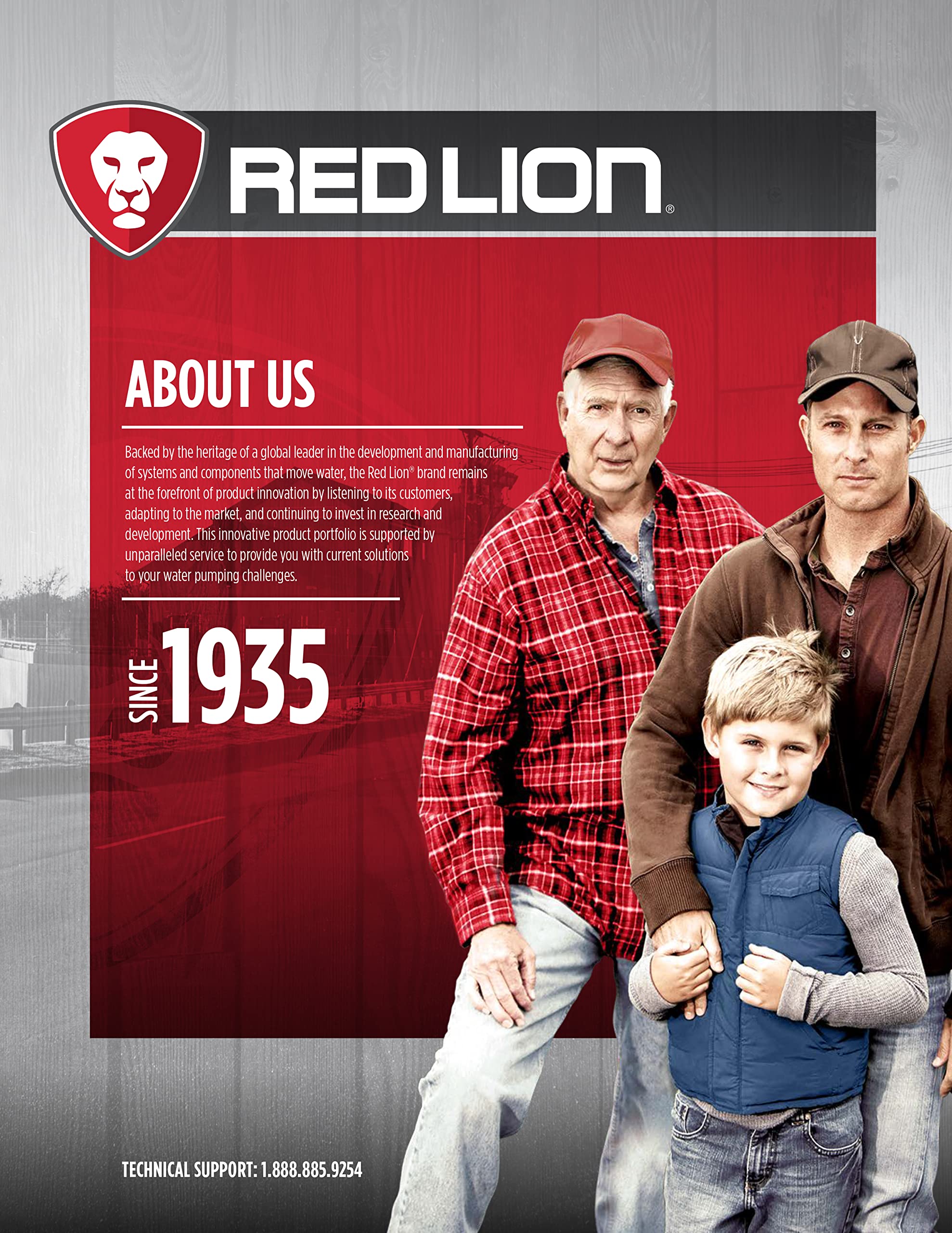 Red Lion PWJET50 1/2 HP Cast Iron Shallow Well Jet Pump - 7.4 GPM, 115/230V, Black (Model 97080501) - Perfect for Home Water Supply, Irrigation & Farm Use