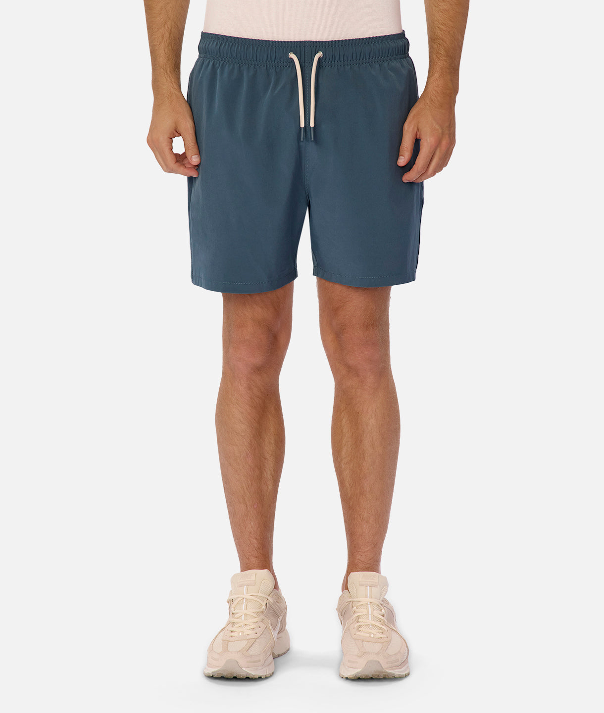 Viera Hybrid Shorts for Men - Deep Marine Blue Quick-Dry Activewear for Running, Gym & Outdoor Adventures