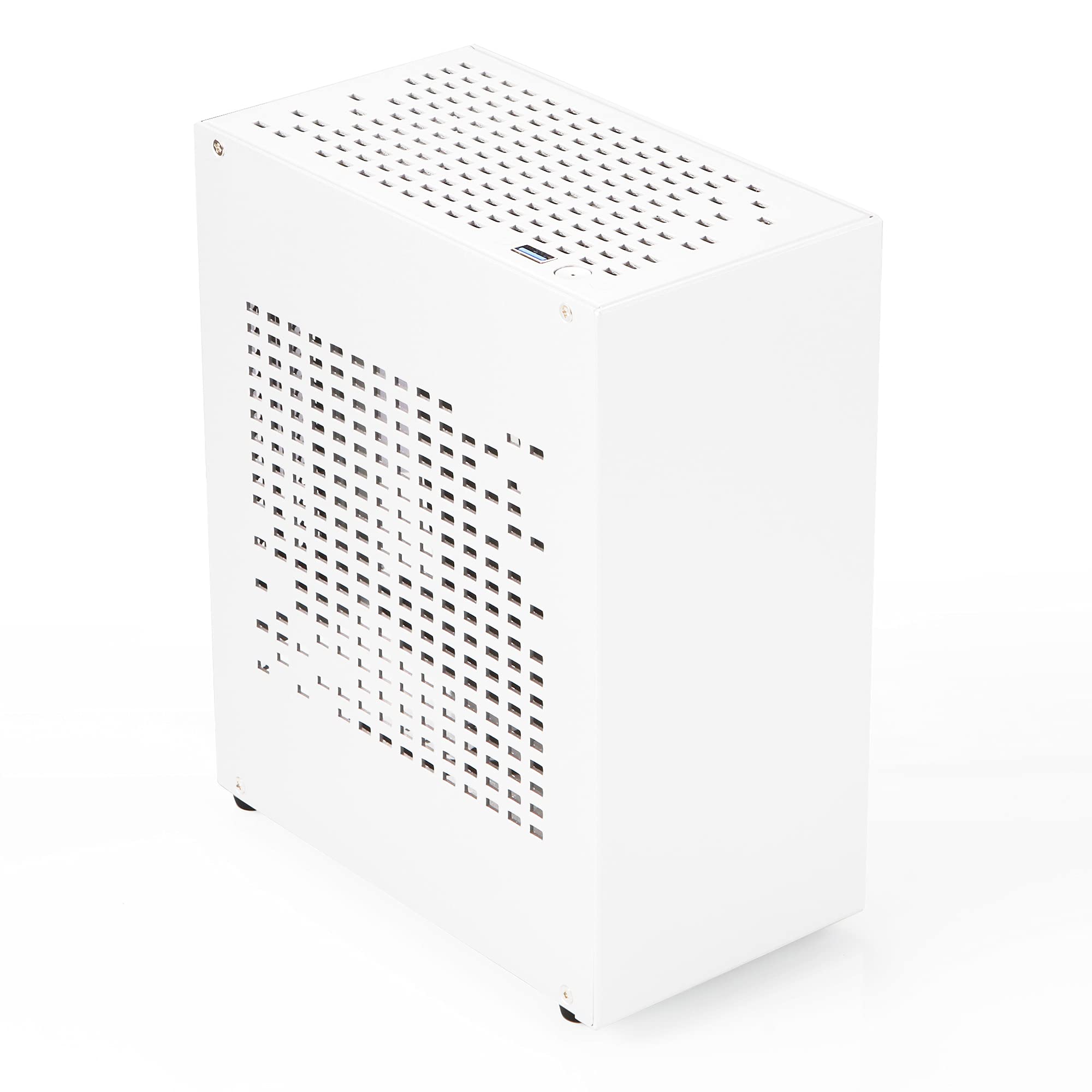 A07 Aluminum Mini-ITX PC Case - Compact Backpack Compatible Computer Chassis for Mini Graphics Cards | Portable Gaming & Office Desktop Builds