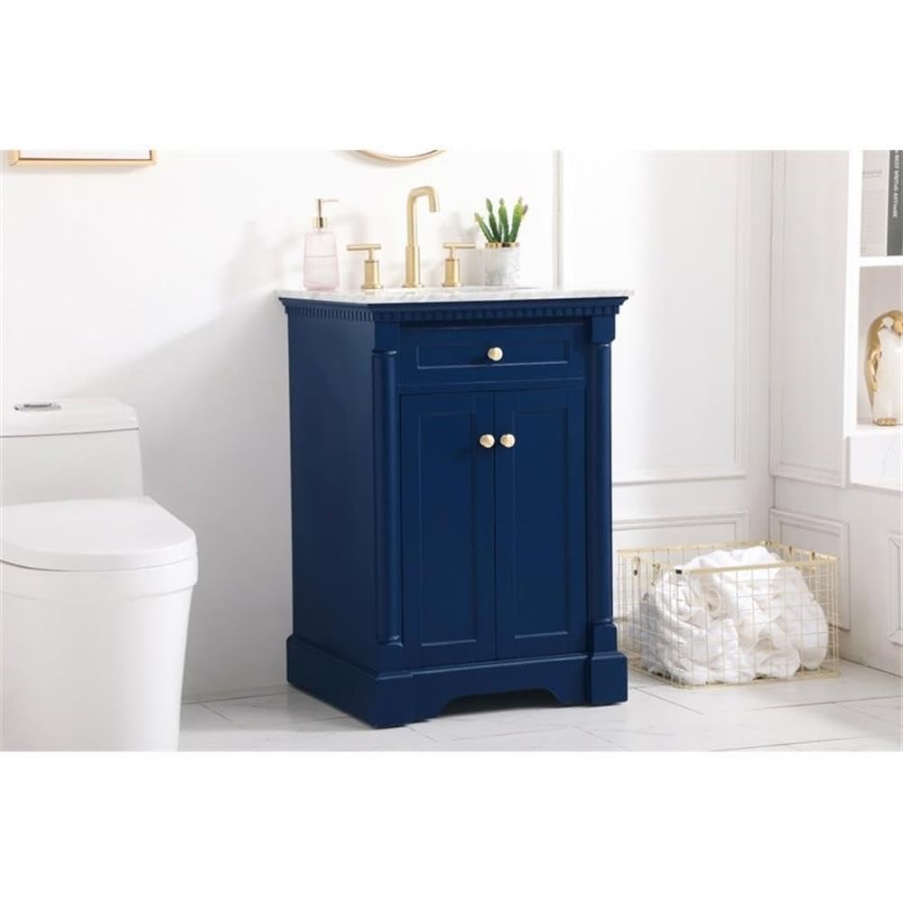 Modern 30-Inch Walnut Bathroom Vanity with Under Sink Storage - Elegant Single Sink Bathroom Organizer Cabinet for Home Decor & Bathroom Organization