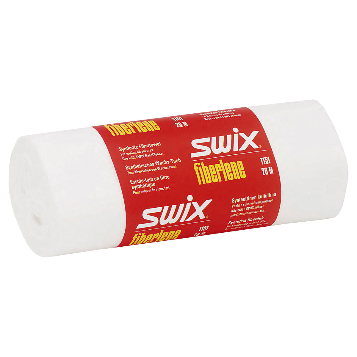 Swix Fiberlene Cross-Country Ski Waxing Cloth - Premium Ski Maintenance Tool for Glide Performance & Base Prep - Perfect for Winter Sports & Ski Tuning