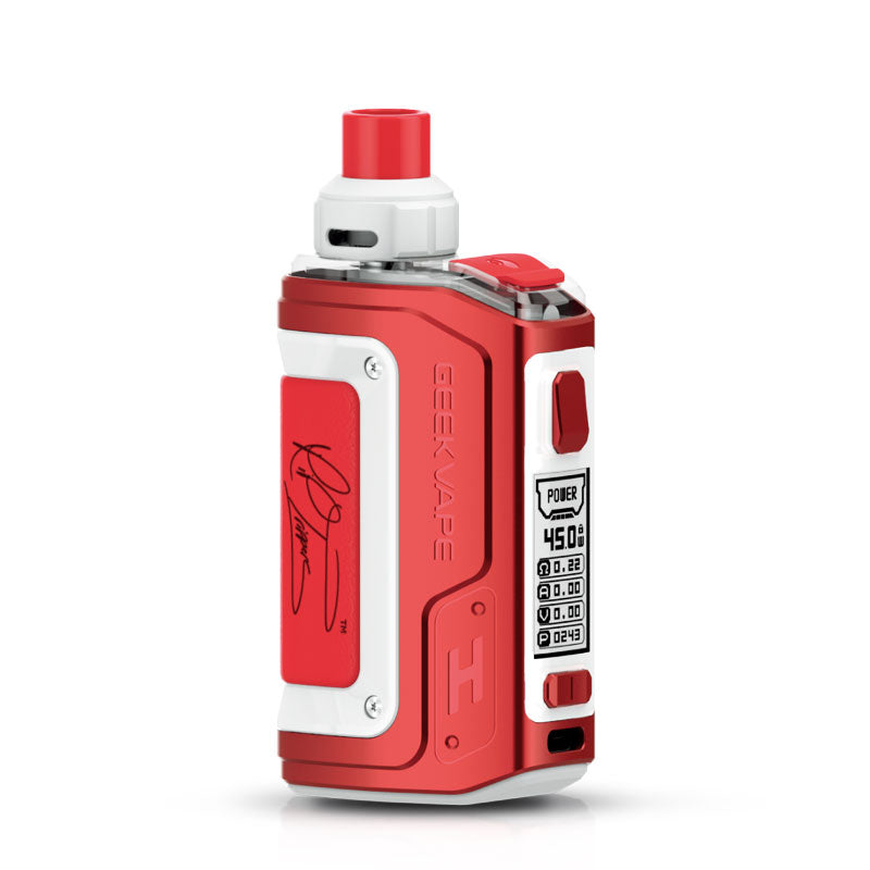 GeekVape H45 Aegis Hero 2 Pod Kit - Waterproof & Shockproof Vape Mod with 1400mAh Battery (Standard/RTE/Crystal) - Perfect for Travel, Outdoor Adventures & Everyday Vaping