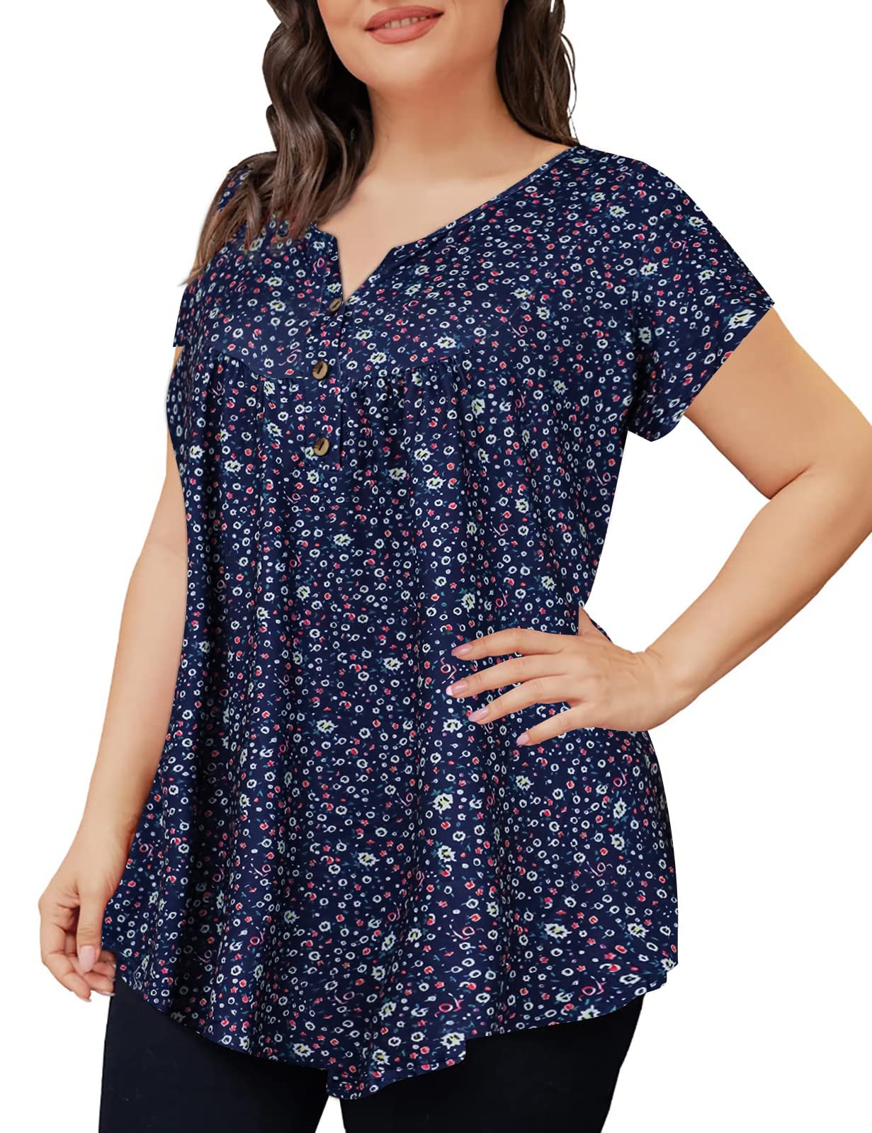 Zyyfly Women's Loose Fit Summer Tank Tops - Breathable Henley Shirts with Pleated Flowy Design, Sleeveless Tunic Tops for Casual Wear, Beach Outfits & Vacation Essentials