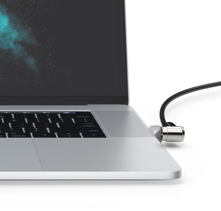 MacLocks MBPRTB13BUN-SM Secure Laptop Lock Slot Adapter & Protective Hard Shell Case Bundle for 13-inch MacBook Pro with Touch Bar - Perfect for Office, School & Travel Security